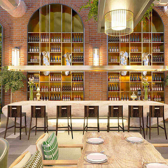 Feasting Halls, Bars, And Terrace