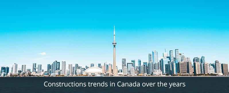 Construction Trends in Canada Over the Years