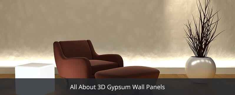 All About 3D Gypsum Wall Panels