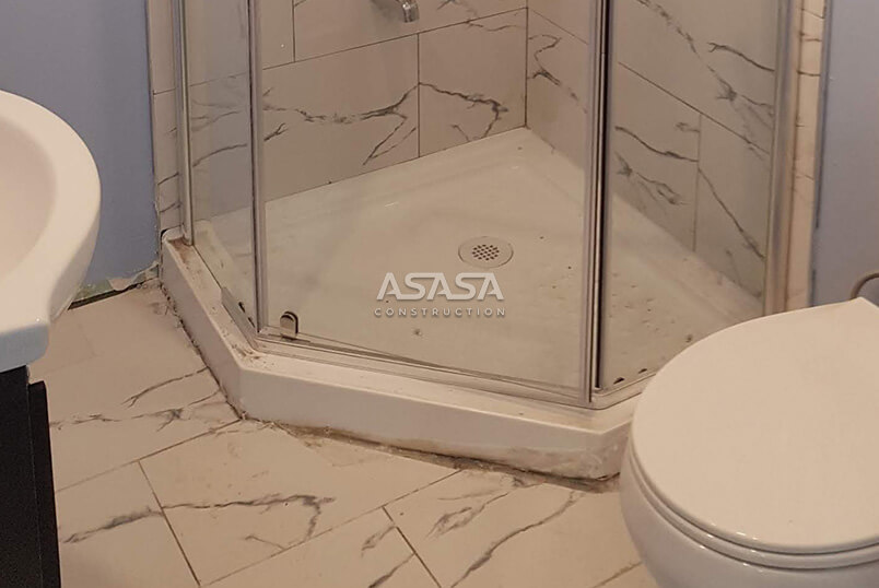 INSTALLATION OF SEAT AND SINK
