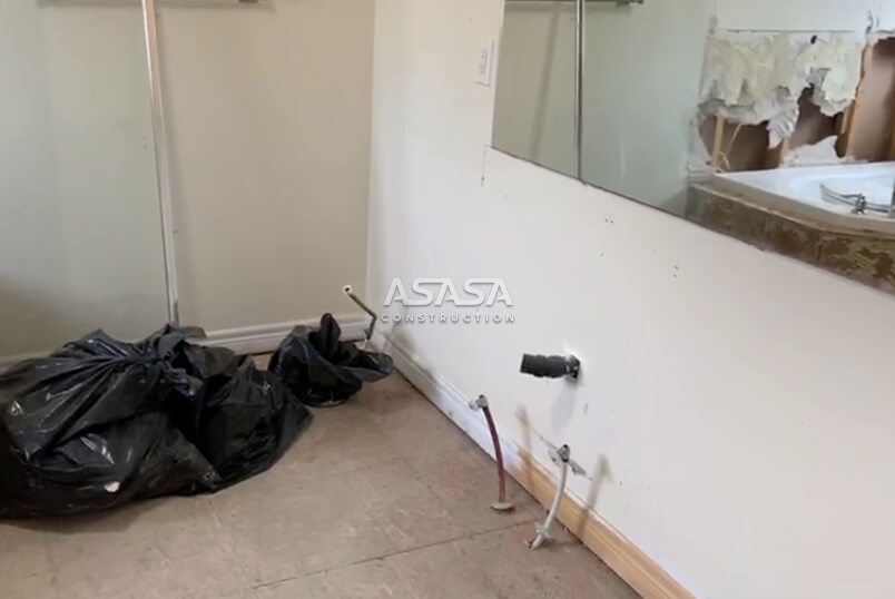 REMOVAL OF CABINETS